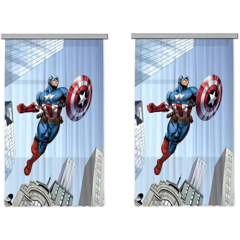 Amerika kapitánya álló függöny - 280 x 245 cm / 2 db-os szett