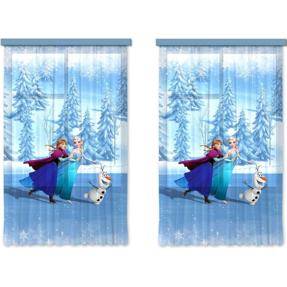 Jégvarázs álló függöny - 280 x 245 cm / 2 db-os szett