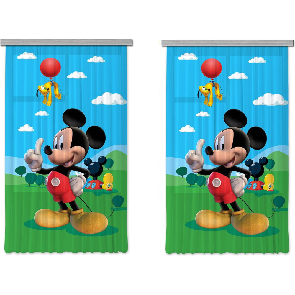 Mickey egeres álló függöny - 280 x 245 cm / 2 db-os szett Mickey egeres álló függöny - 280 x 245 cm / 2 db-os szett