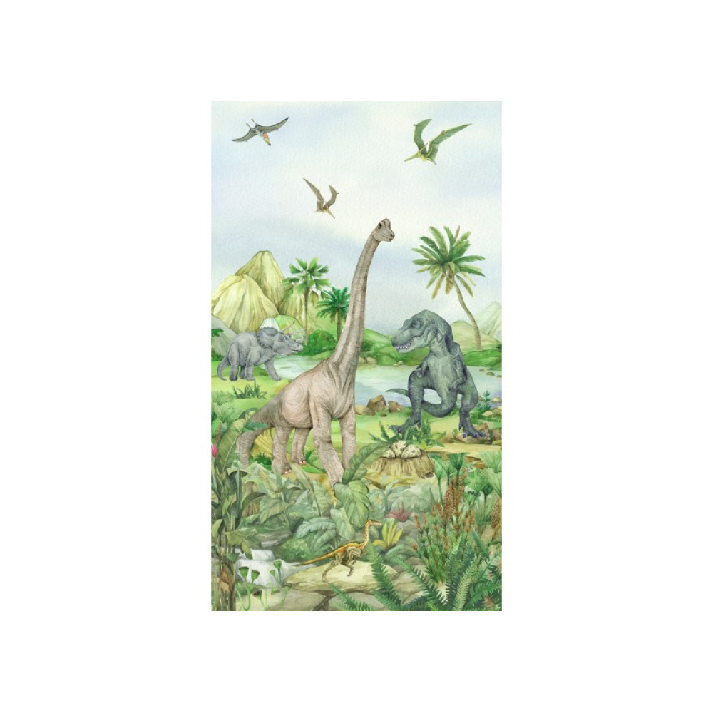 Dinoszauruszos kréta kori álló függöny