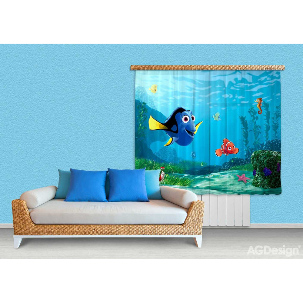 Némó és Szenilla gyerek függöny